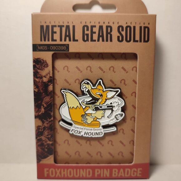 Metal Gear Solid Foxhound Limited Edition Enamel Pin Official Collectible - Picture 1 of 3
